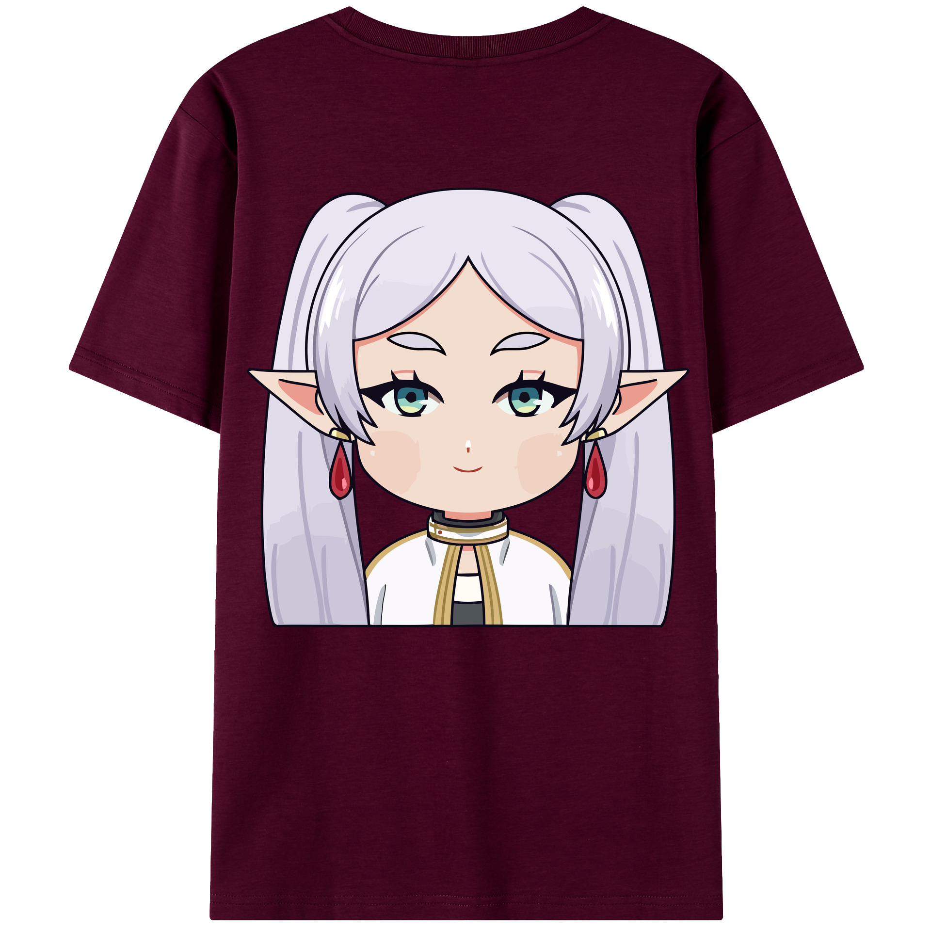 （画像用） 葬送のフリーレン Frieren レディース半袖Tシャツ(バックプリント)